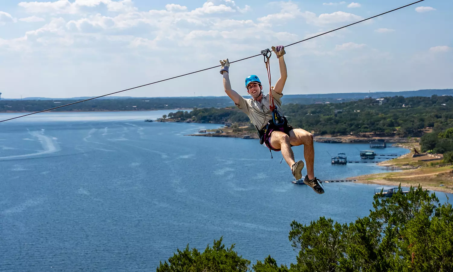 Grab a 3 or 1.5-Hour Zipline or Single-Line Double-Barreled Adventure