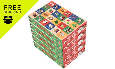 XMAS25-5Pcs Empty Christmas Advent Calendar Boxes-634208; Free Shipping - Sensual Sale