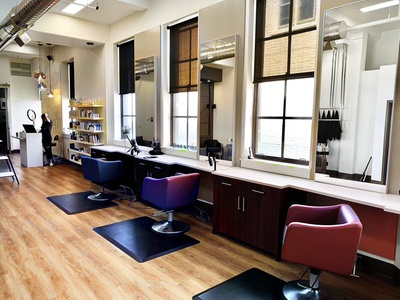 One Haircut, Signature Steam Hydration Shampoo, Custom Scalp & Hair Treatment + Flatiron or Wash n Go - Sheras Beauty and Wellness Hub