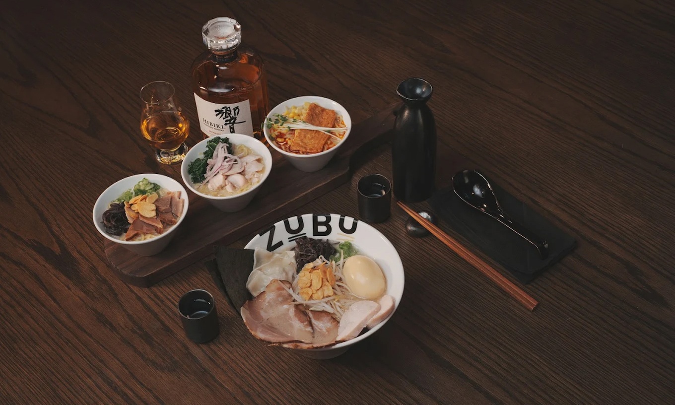 Four-Course Ramen Dinner for Two or Four with Wine or Sake