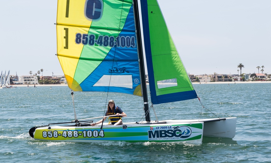 Image 4: Hobie Getaway Catamaran Rental  at Mission Bay Sportcenter