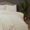 Image 1: Faux Rabbit Fur Duvet Set