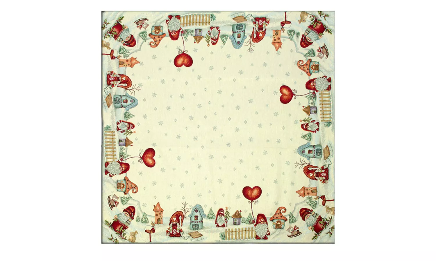 Centrotavola Natalizio in tessuto gobelin