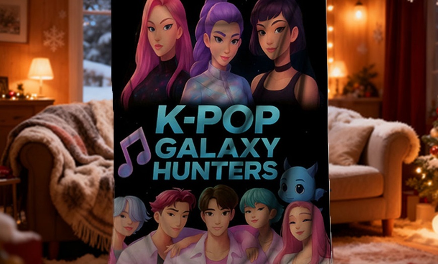 Image 1: Trending Monster Hunters Flannel Blanket