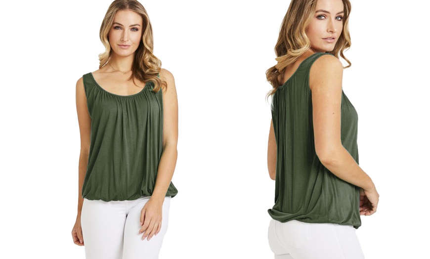 Image 6: Ruched Neck Balloon Vest