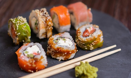 20 Stück: Veggie Sushi Box zum Mitnehmen für 1 Person - Rolls & Reis