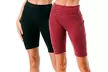Women's 2-Pack High Waisted Biker Bermuda Shorts - Tummy Control - Second Medium