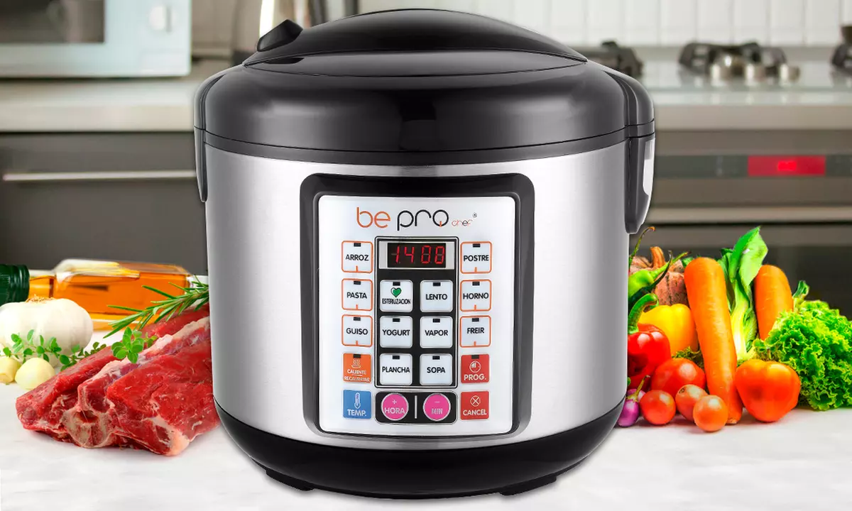 Robot de cocina premier plus avant con 14 menus programable 24 horas de Bepro Chef - Primary Image