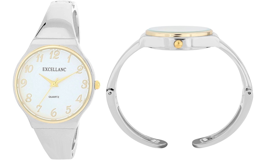 Image 12: Montre pour femme avec bracelet jonc Excellanc