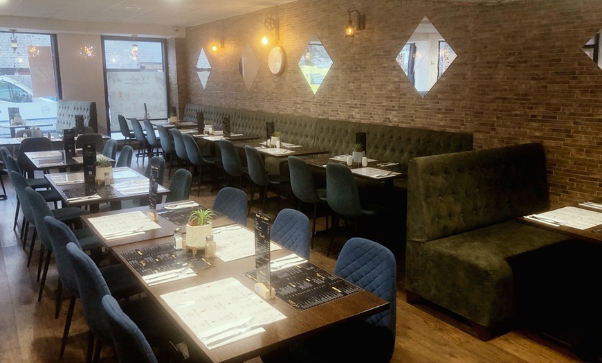 Image 4: Starter, Grill Combo or Veg Shish, & Drink for 1 or 2/Platter for Four