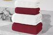 Set di 4 asciugamani da bagno in cotone, disponibile in vari colori - Image 4