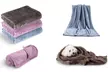 iMounTEK Fluffy Sherpa Dog Blanket Soft, Warm and Protective Pet Throw - Second Medium