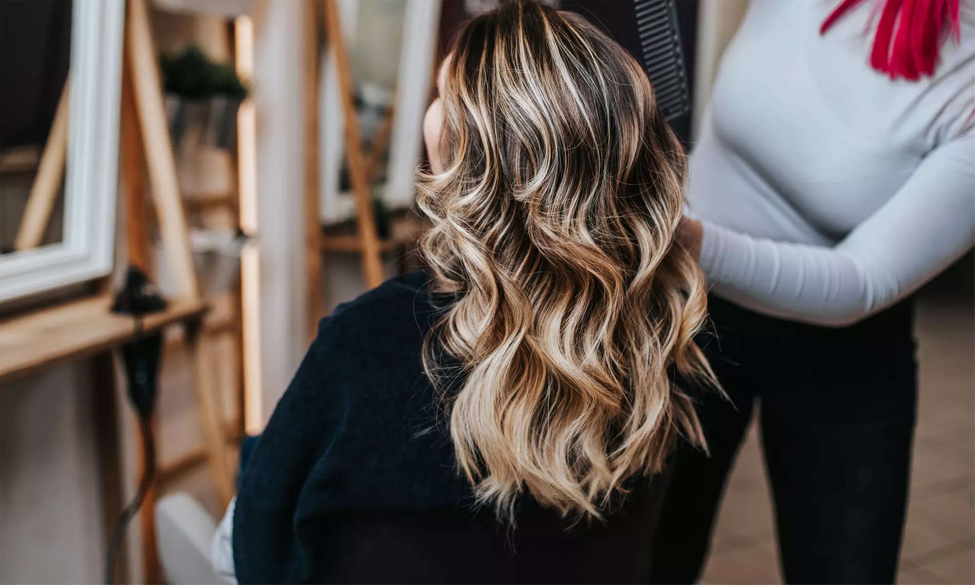 One, Two or Three Highlight Treatment & Blowout Medium Hair Length at Mimosa Salon On R Street (Up to $301 Off) - Primary Image