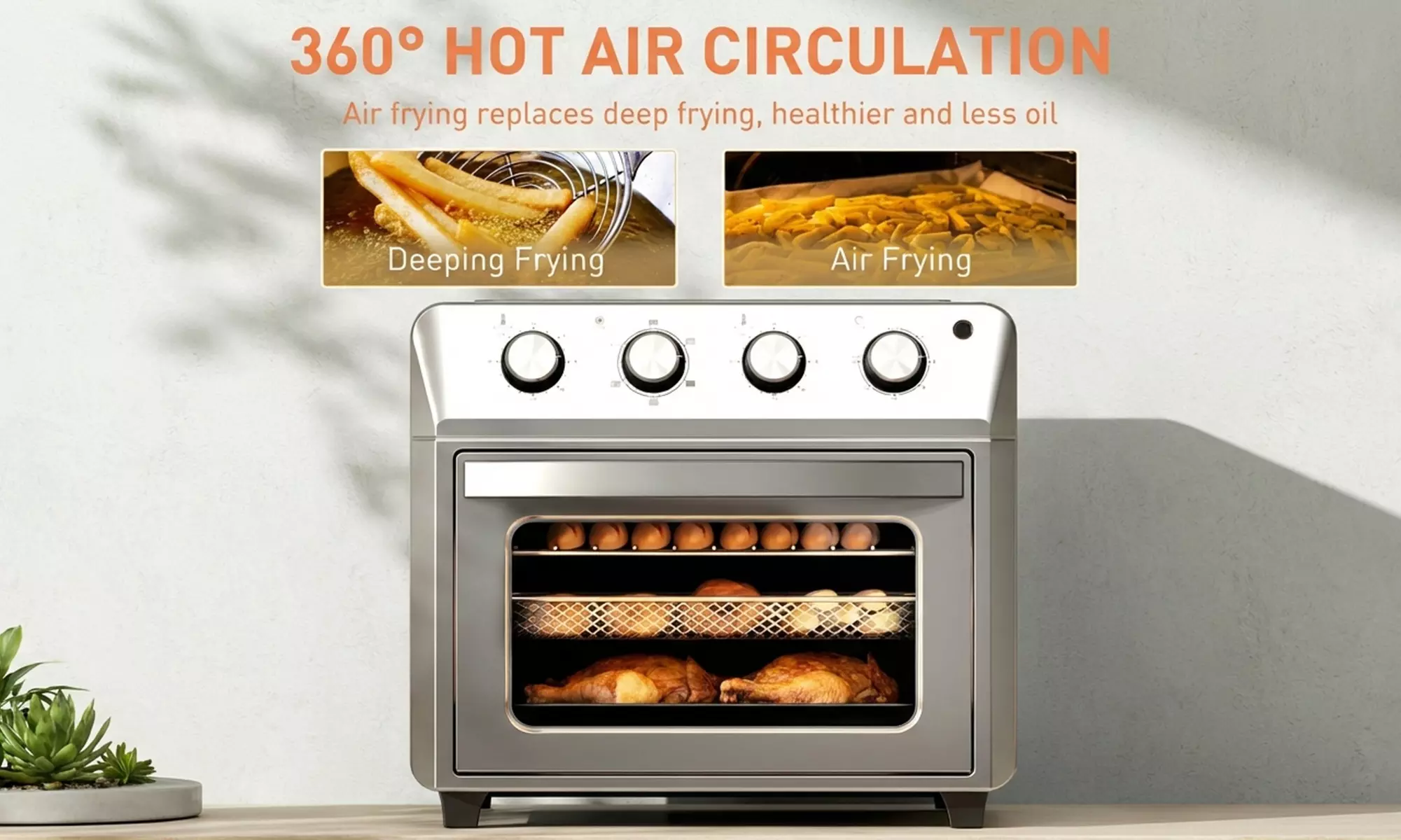 HOMCOM Air Fryer Oven