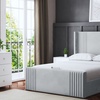 Image 14: DS Living Elara Winged Panel Bed With Ottoman Gas Lift