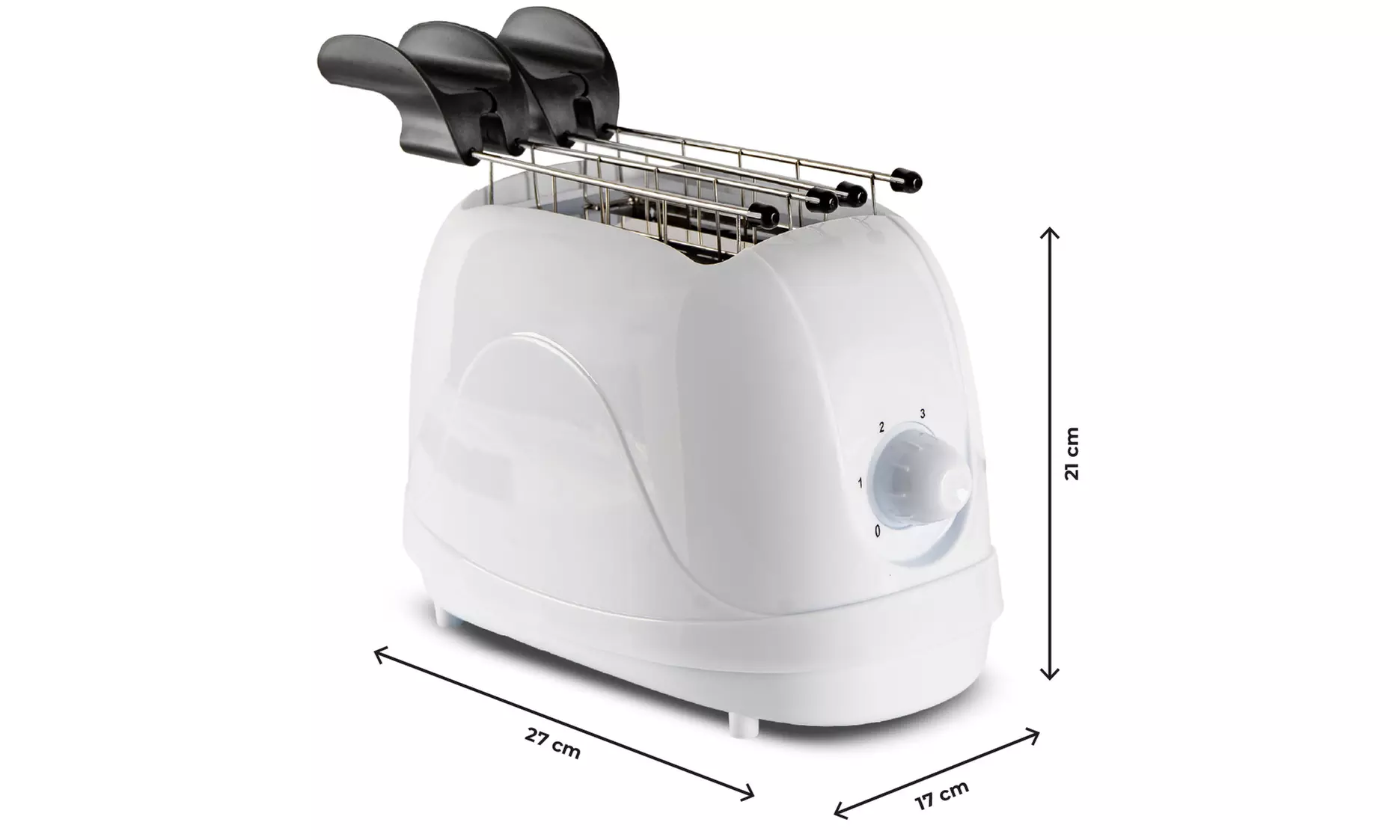 Tostapane elettrico 2 fette