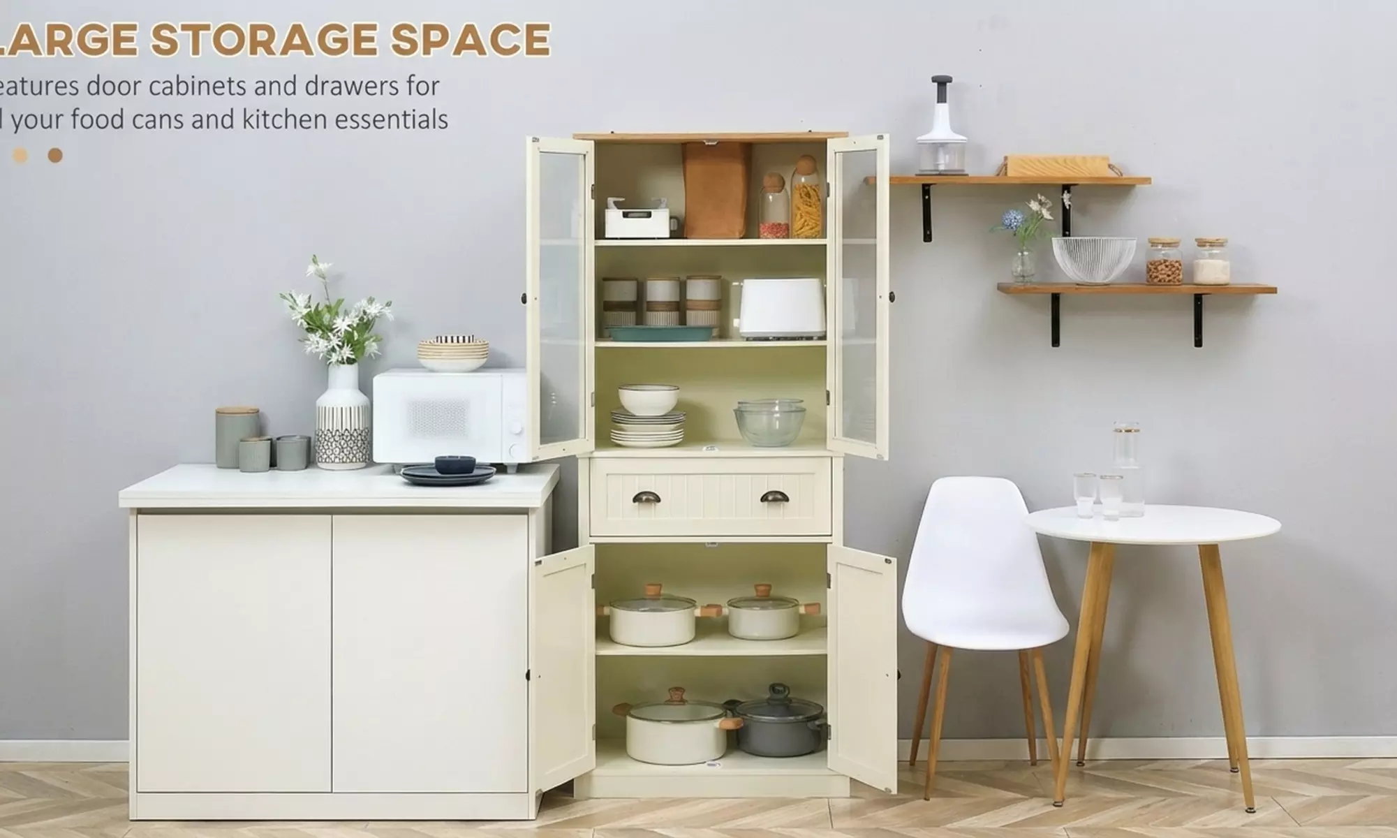 HOMCOM Kitchen Storage Unit