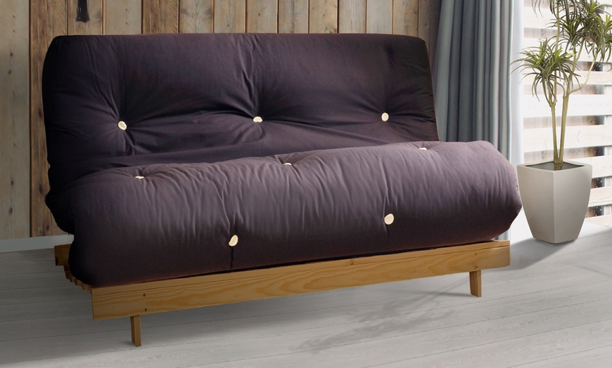 Image 4: Futon Frame and Mattress