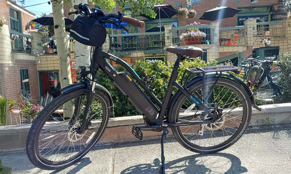 Kids or Adult Full Day 8-Hour E-Bike Rental w/ Optional Child Carrier at Ridden Breckenridge (Up to 20% Off) - Primary Image