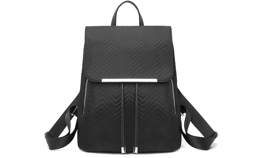 Image 2: MISS LULU Women's Fashion Lightweight Elegant Daily Backpack