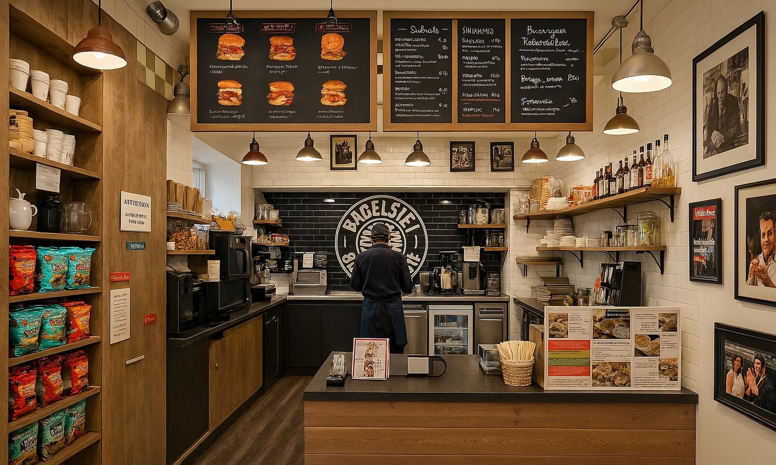 Bagel Iconic avec Bagelstein • Bagels & Coffee shop à Saint-Placide