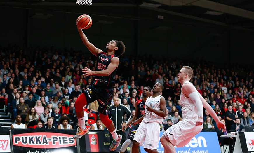 Image 1: Leicester Riders Basketball Game