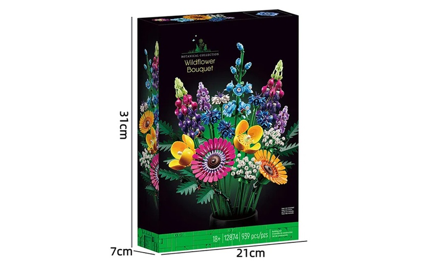 Image 2: Set di blocchi per bouquet di fiori di campo
