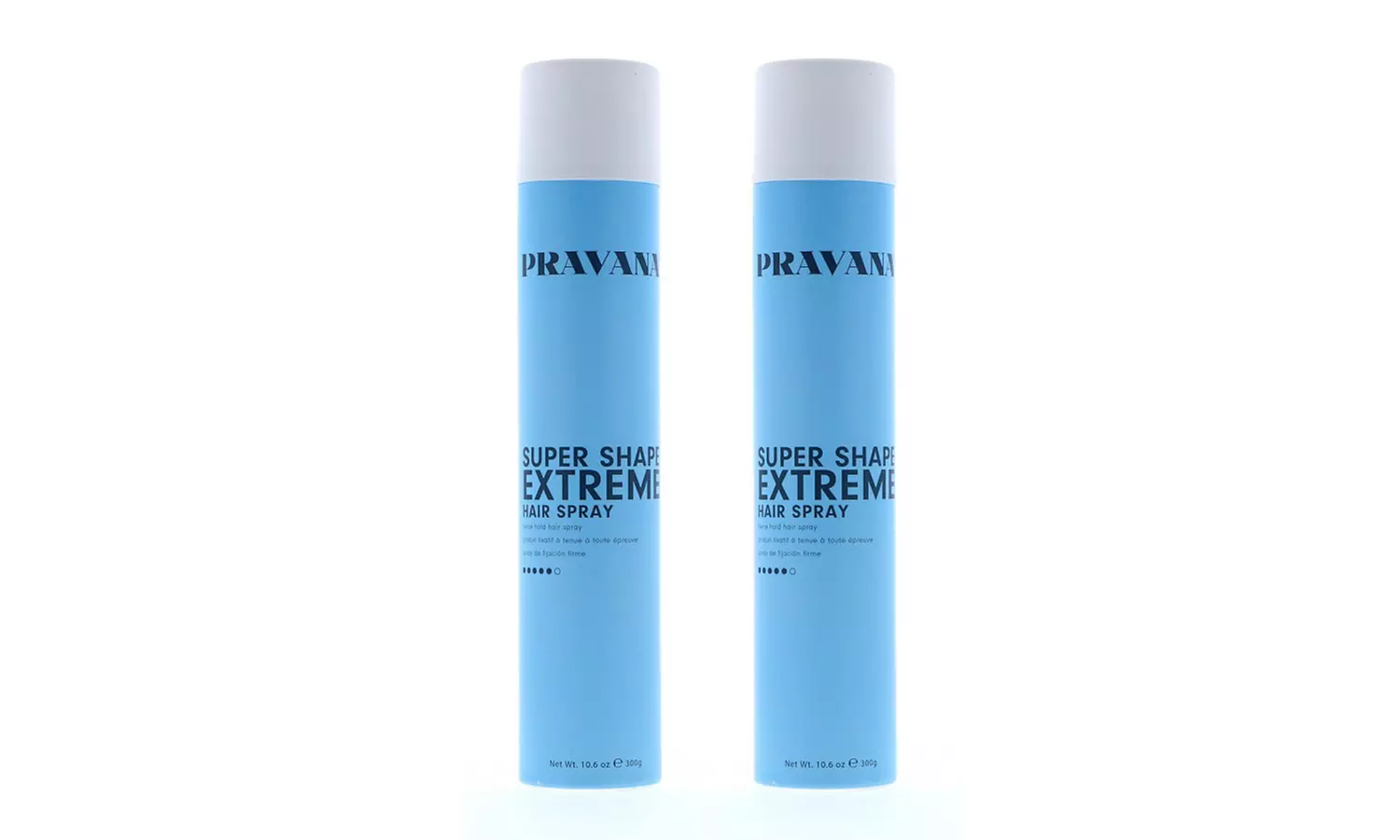 One or Two Pack of Pravana Nevo Super Shape Extreme Hair Spray 10.6 oz