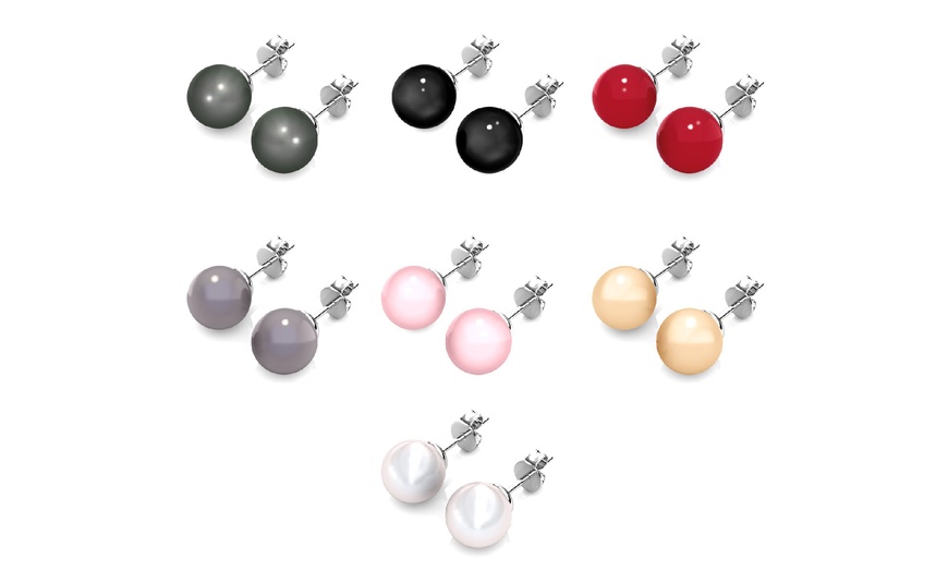 Image 7: 1, 2, 3 of 4 sieradensets met Oostenrijkse kristallen of parels