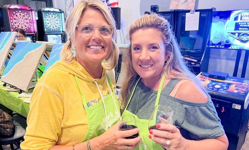 Image 4: Unleash Your Inner Picasso: Sip, Paint, and Party Like Never Before!