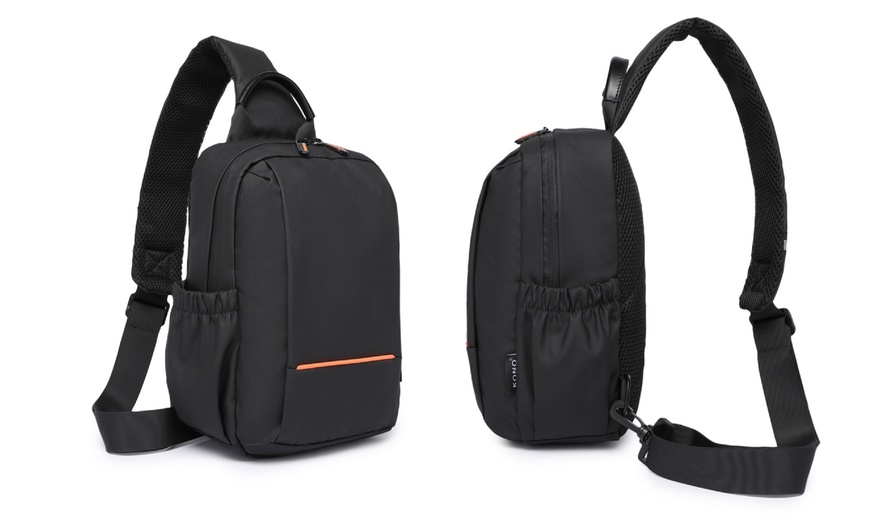 Image 5: Men's Lightweight Dalily Crossbody Bag 