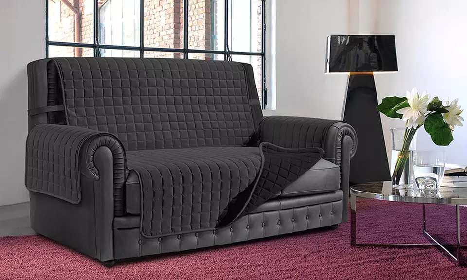 Housse de canapé matelassée anti-taches