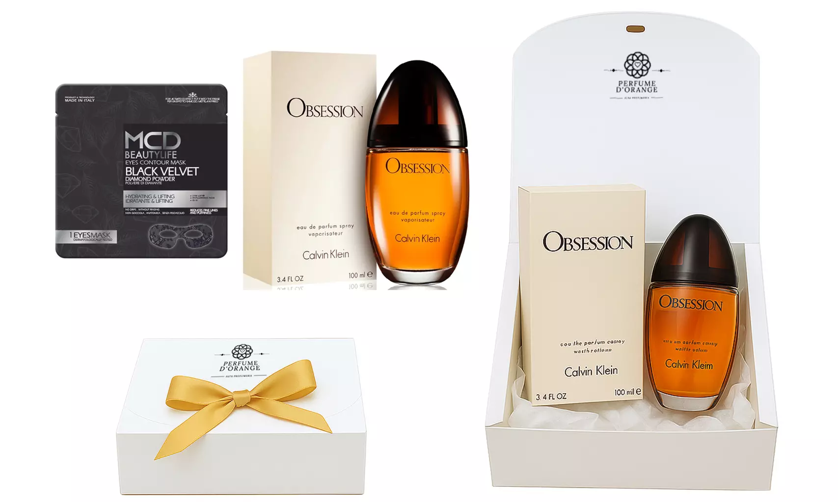 Gift box uomo donna con fragranze Calvin Klein