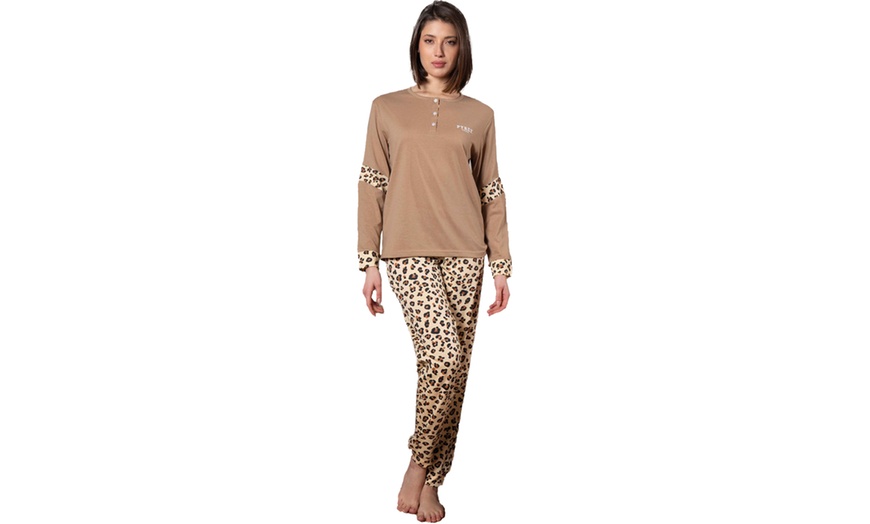 Image 7: Pigiama da donna in cotone interlock Pyrex