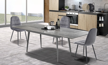 Tavolo allungabile Momo disponibile in 2 modelli e 4 colori