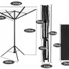 Image 4: Four-Arm Rotary Foldable Washing Line 16m