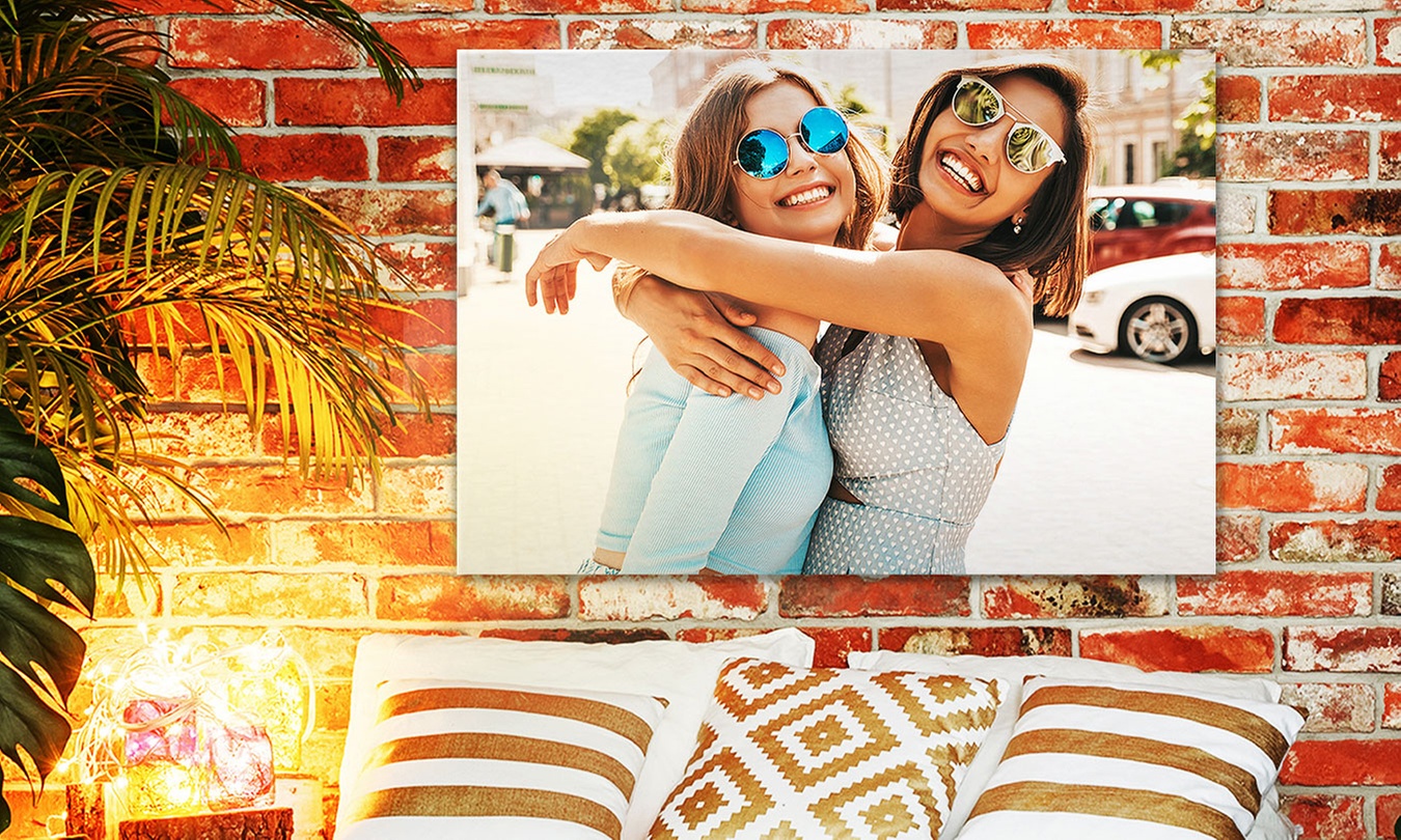 Aluminium foto voor buiten