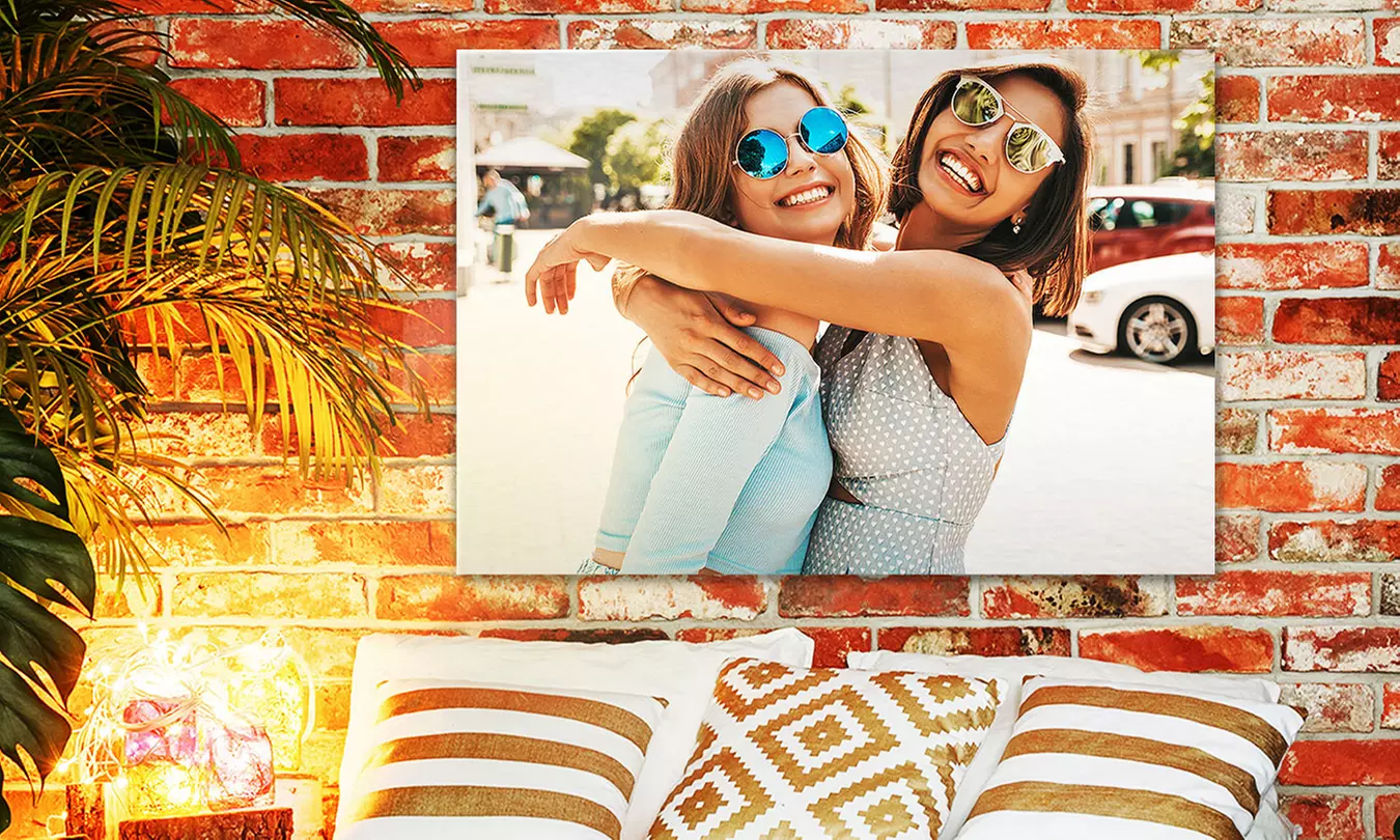 Aluminium foto voor buiten