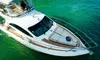(Up to 50% Off)  Explore Miami Private 4 or 6 Hours Charter on 40ft Azimut Flybridge Yacht for Up to 13 Guests