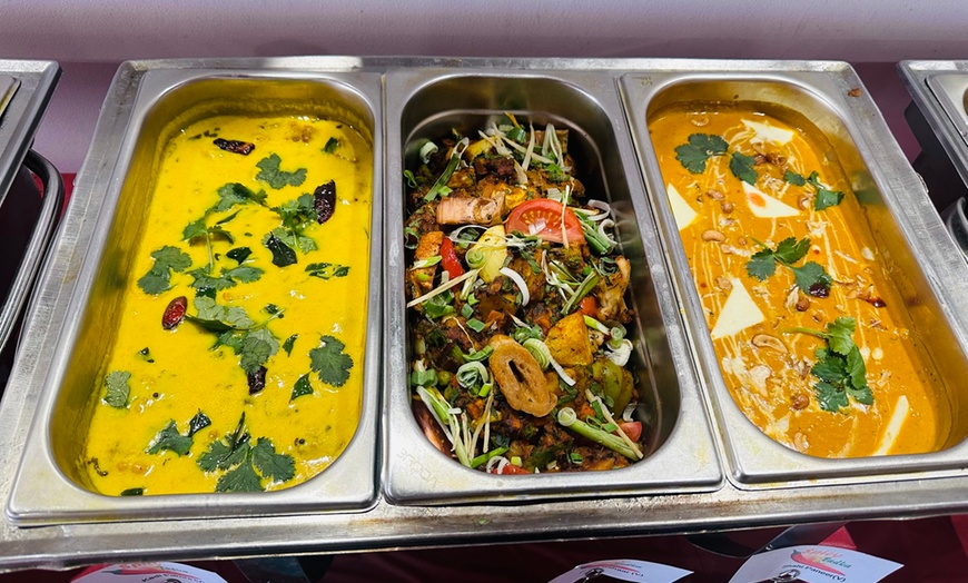 Image 2: Weekend Indian Buffet with Small Beer or Small Wine for 1, 2, or 4