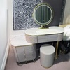 Image 3: Geneva Dressing Table Set with an Integrated LED Mirror