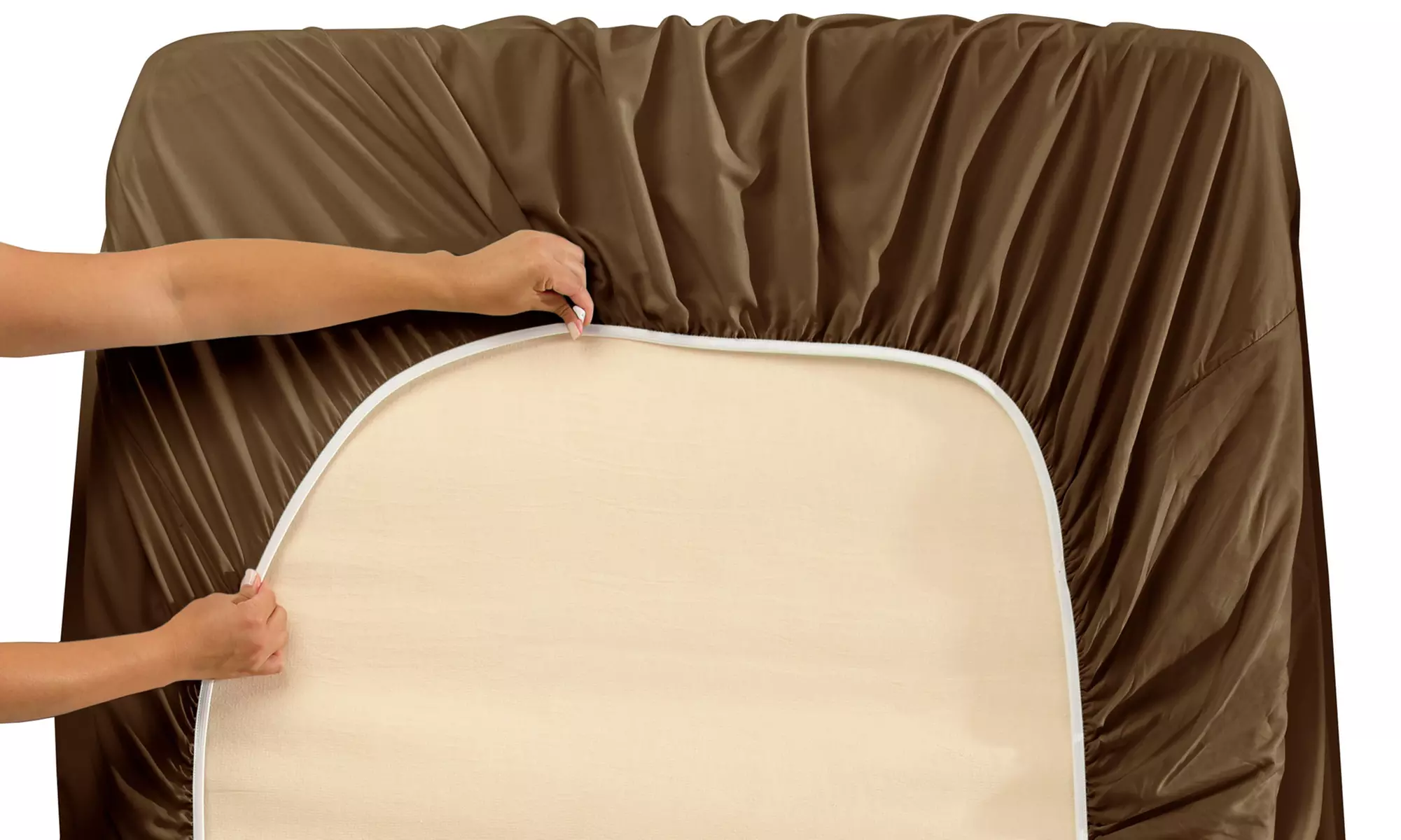 Nestl Extra Deep Pocket Sheets - 18-24 Inch Fitted Bed Sheet Set - 6 Piece