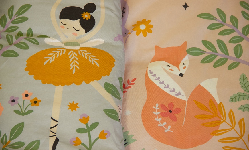 Image 5: Set copripiumino reversibile in 100% cotone
