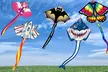 Assorted Flying Kites with Tail for Kids and Adults - Second Medium