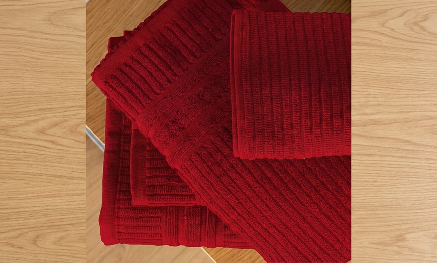 Image 6: Ensemble de 5 serviettes en coton
