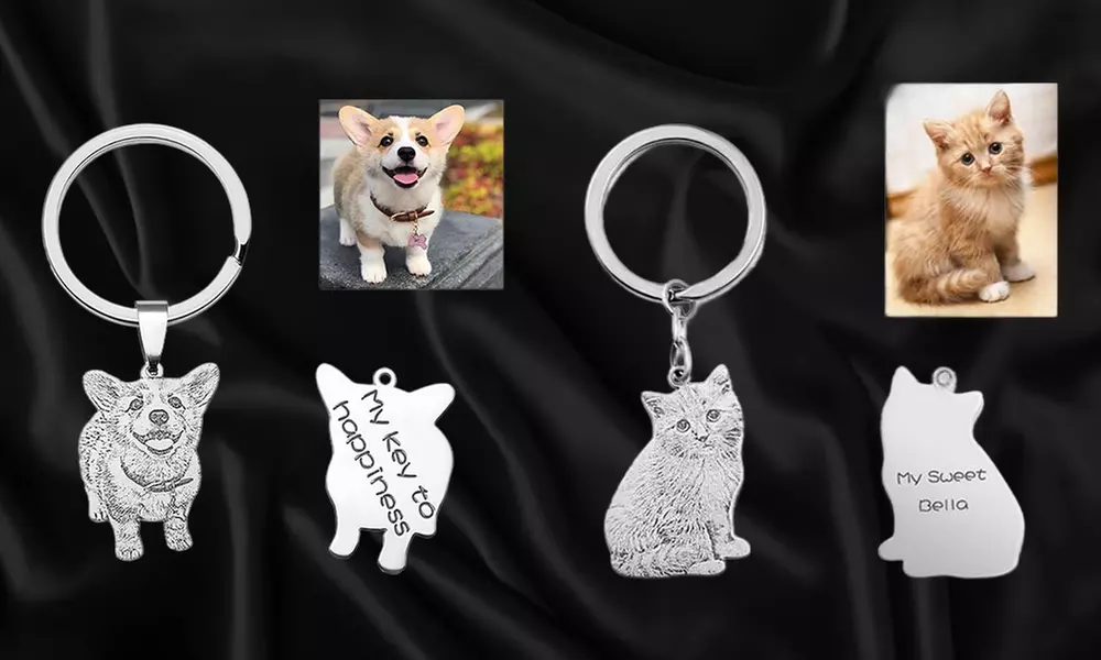 Foto-Schlüsselanhänger mit Gravur