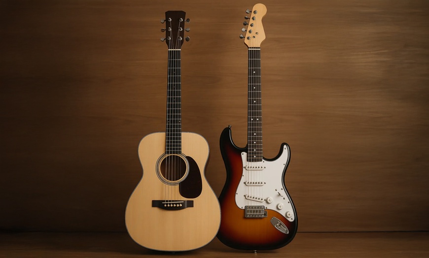 Image 2: Flexible Private Guitar & Drum Classes – In-Home, Studio or Online