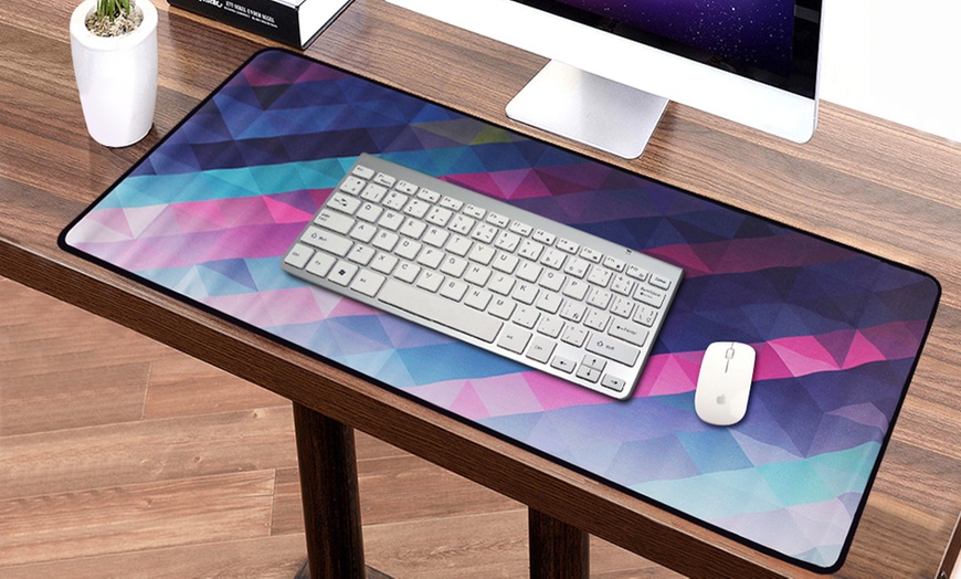 Image 8: Anti-Slip Keyboard and Mouse Mat