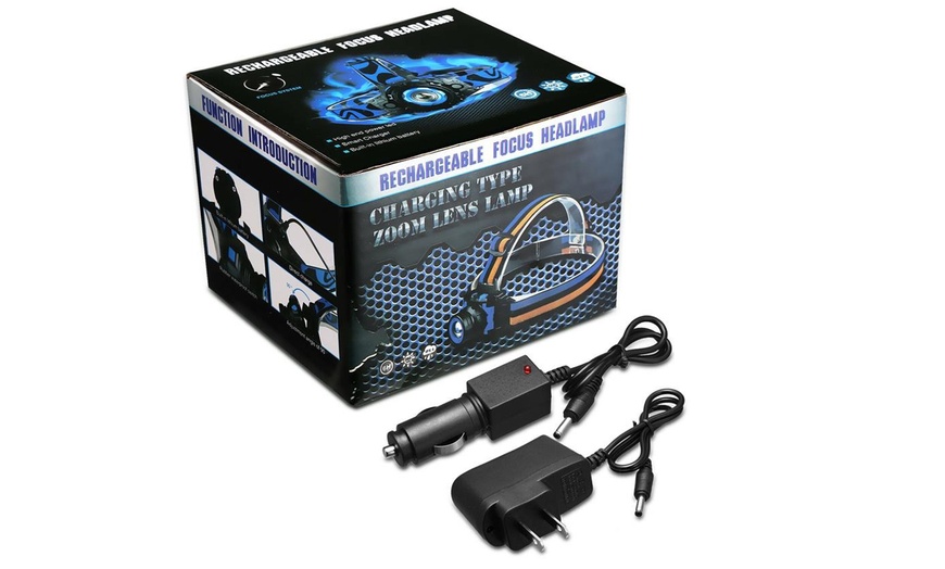 Image 4: Tactical Headlight Cree XM-L 20000LM Rechargeable T6 LED Headlamp