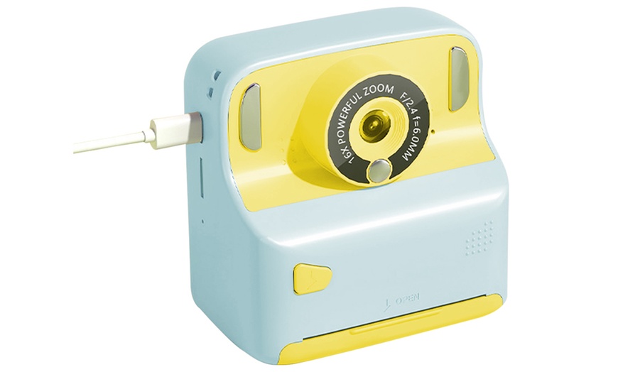 Image 4: Kids Instant Print Camera with Memory Card and 5 Rolls of Print Paper